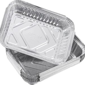 BARQUETTE JETTABLE RECTANGLE AVEC COUVERCLE ALUMINIUM MM