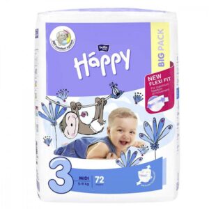 COUCHE HAPPY BELLA BABY 3 MIDI 5-9KG