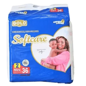 COUCHE SOFTCARE GOLD 2 MINI 3-8 KG