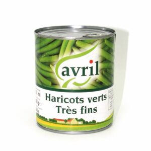 HARICOTS VERTS TRES FINS AVRIL 800G