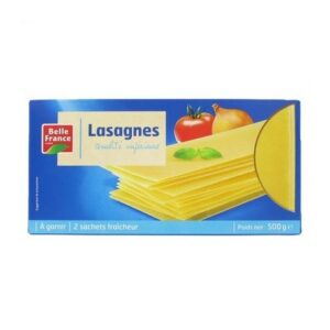 LASAGNES TOMATE ET OIGNON BELLE FRANCE 500G