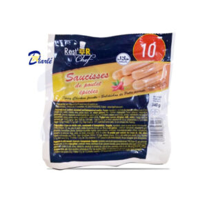 SAUCISSE POULET EPICEE RESTOR CHEF 340G
