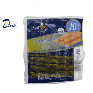 SAUCISSE POULET NATURE RESTOR CHEF 340G