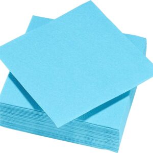 SERVIETTE DE TABLE BLEU DOUBLE POINT